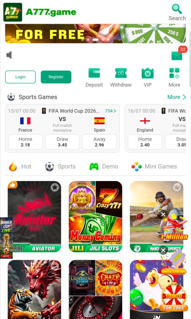 A777 APK Latest Version