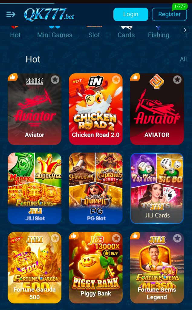 QK777 Game Download APK Pakistan