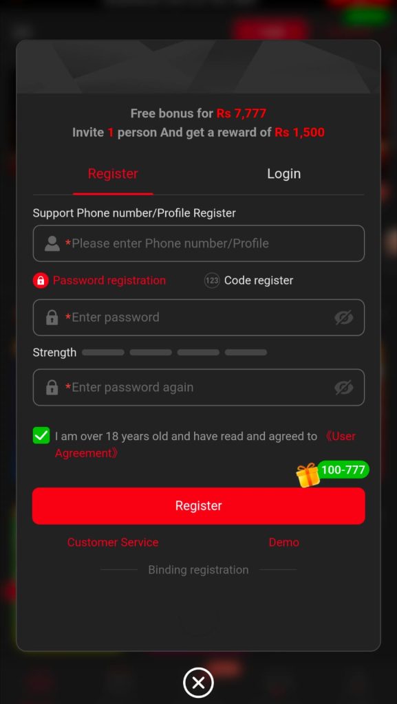 AC777 Game APK login